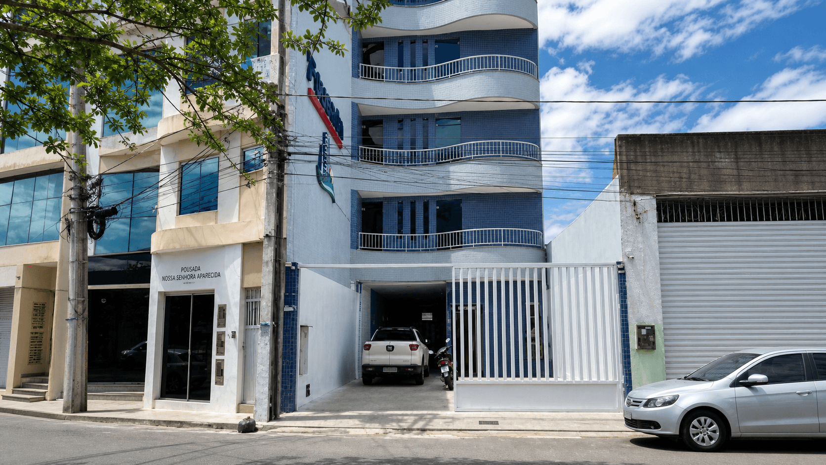 Fachada da Pousada Nossa Senhora Aparecida em Itabaiana